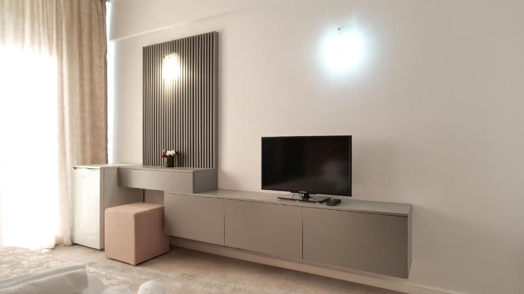 TV a/nebo společenská místnost v ubytování Hotel Parc