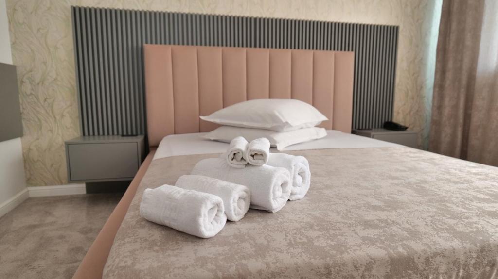 Postel nebo postele na pokoji v ubytování Hotel Parc