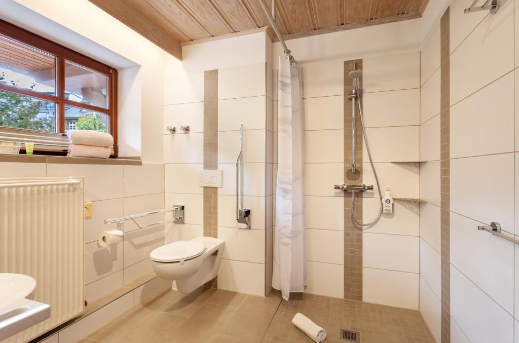 Koupelna v ubytování Hotel Sauerländer Hof