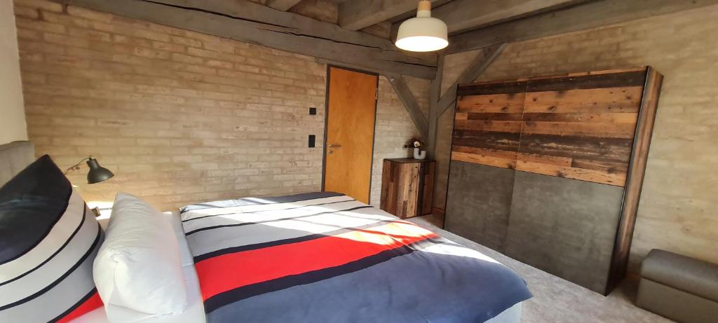 Postel nebo postele na pokoji v ubytování Ferienappartements im Speicherwerk