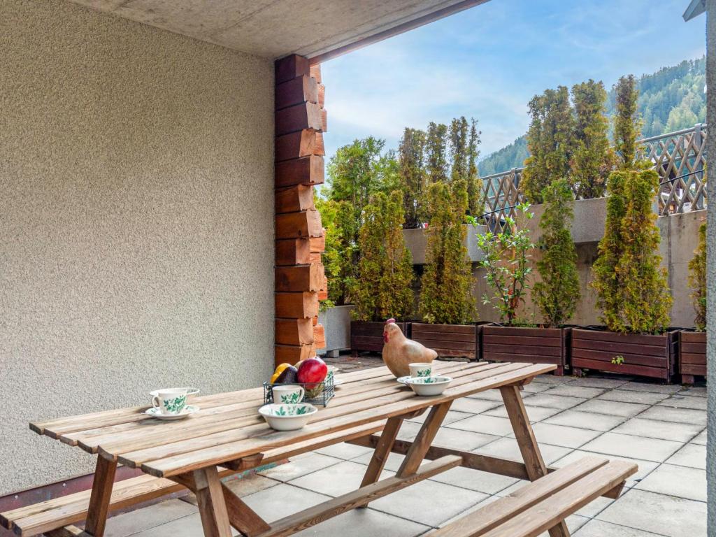 Balkón nebo terasa v ubytování Apartment Les Chouettes 4 by Interhome