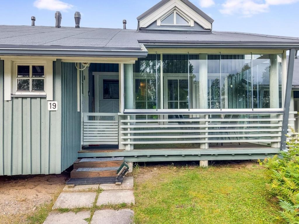 Bygningen som feriehuset ligger i