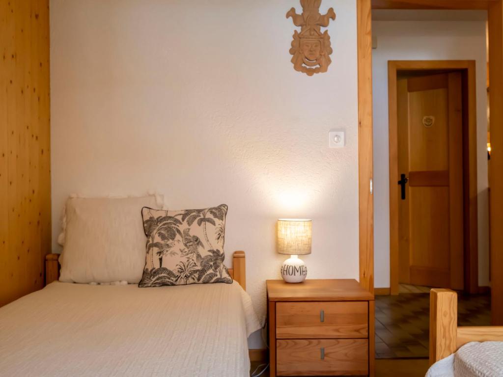 Postel nebo postele na pokoji v ubytování Apartment Baroudeur B04 by Interhome