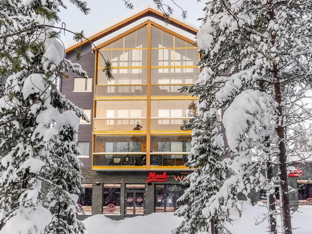 Το Holiday Home Levin kunkku c6 by Interhome τον χειμώνα