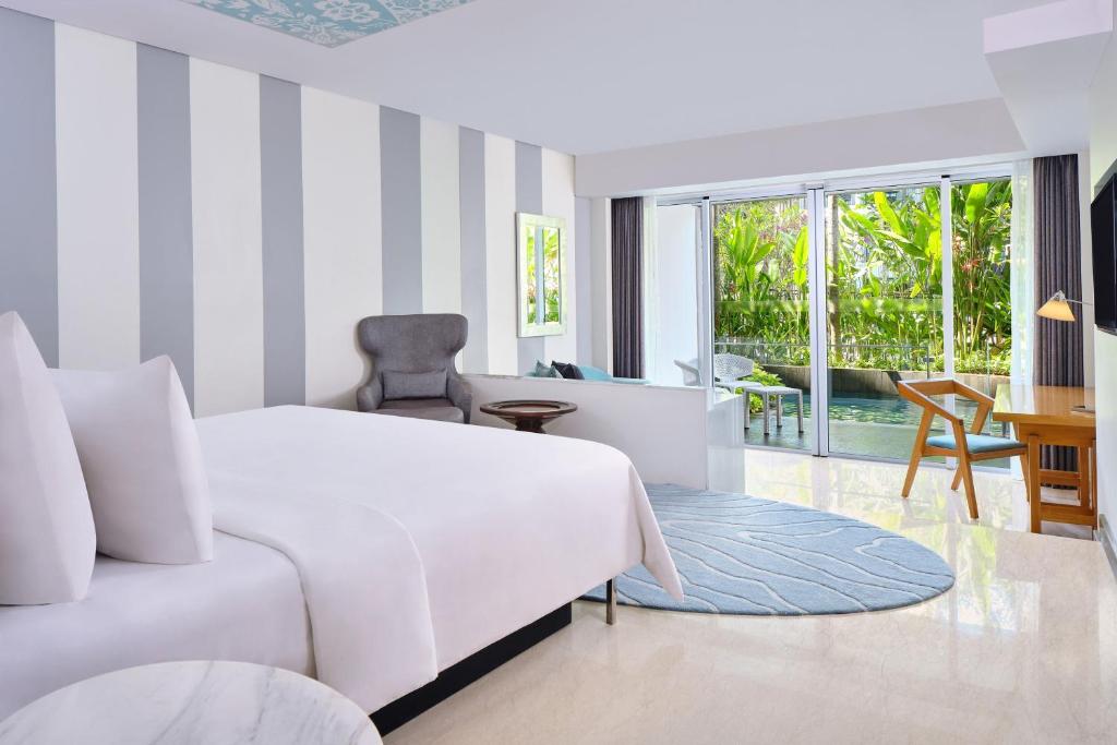 Le Meridien Bali Jimbaran - Sala De Luxo, Quarto Maior, 1 Rei, Acesso à Lagoa
