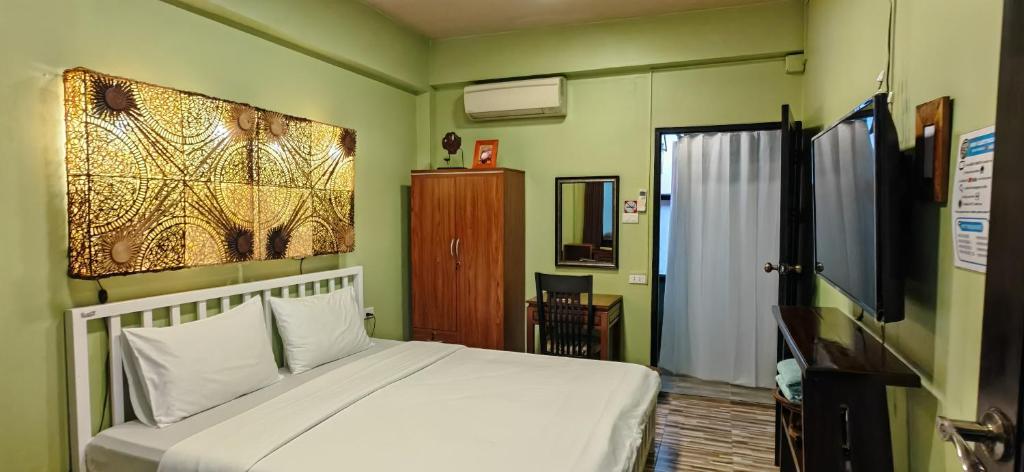 TV a/nebo společenská místnost v ubytování Hoh Guesthouse