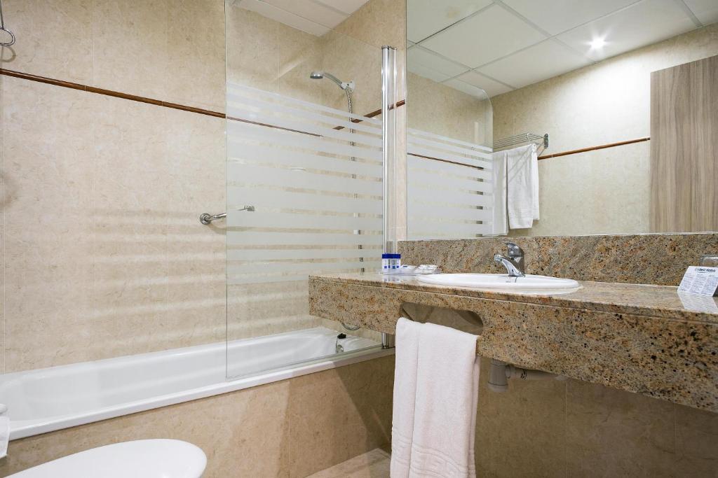 Koupelna v ubytování Hotel Best Da Vinci
