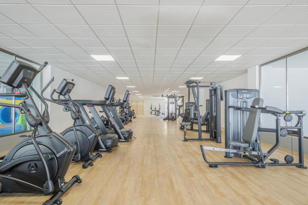 Fitness centrum a/nebo fitness zařízení v ubytování Hotel Best Indalo
