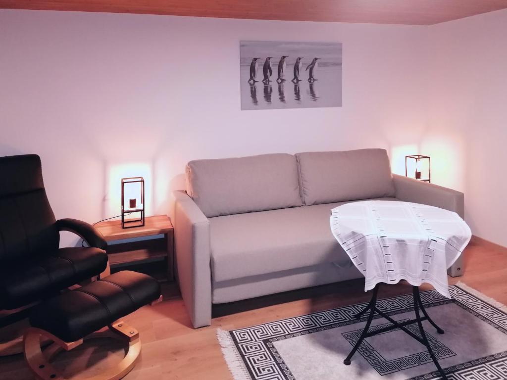 Posezení v ubytování Energy Lodge