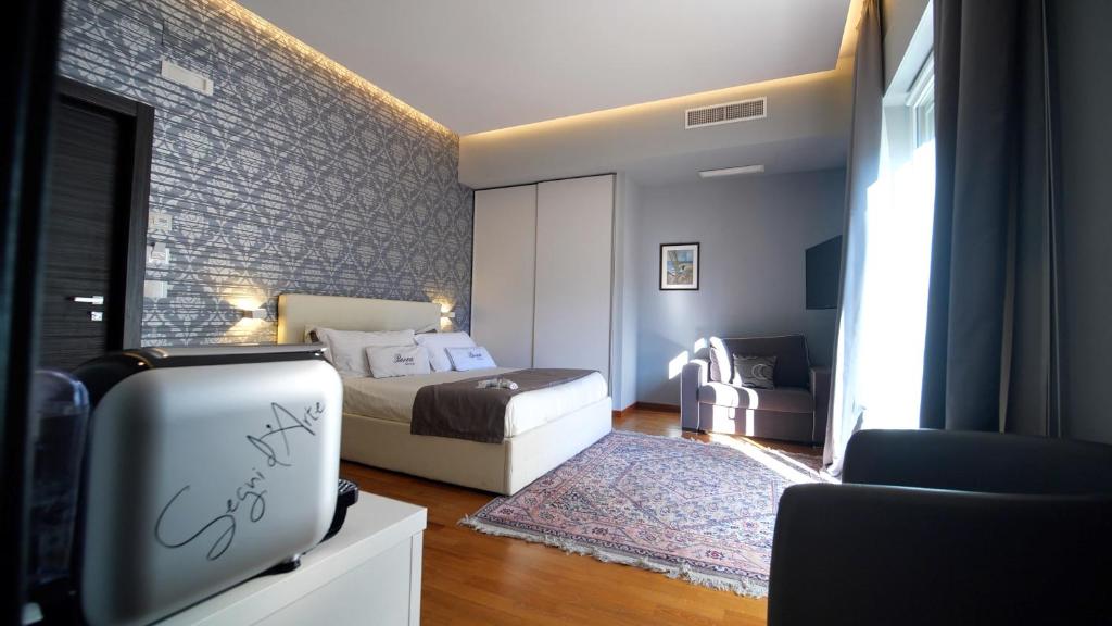 Postel nebo postele na pokoji v ubytování Borea Luxury B&B