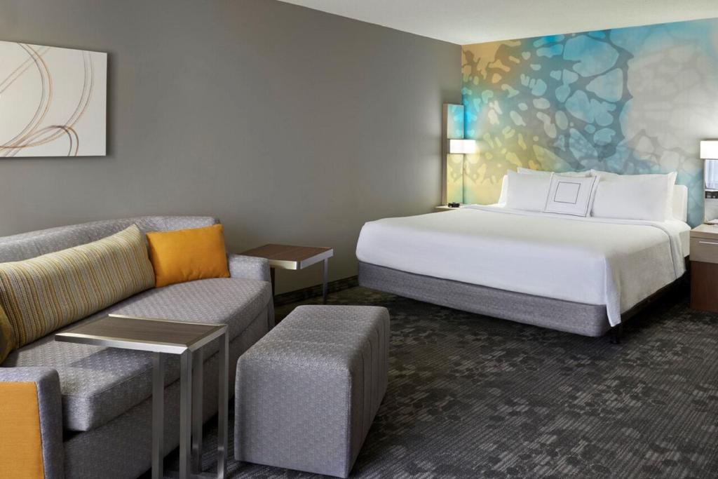 Courtyard by Marriott Battle Creek - 一室公寓 - 带特大号床和沙发床