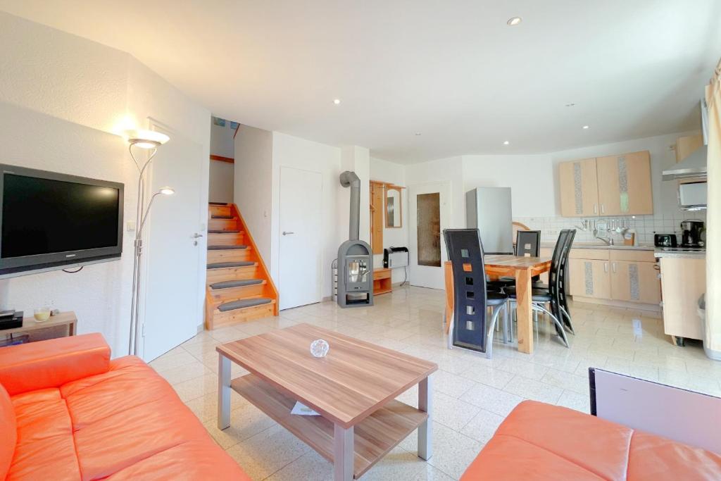 Køkken eller tekøkken på Ferienhaus Meer