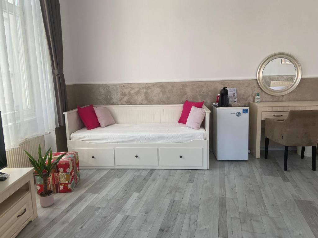Postel nebo postele na pokoji v ubytování Penzión Bihari