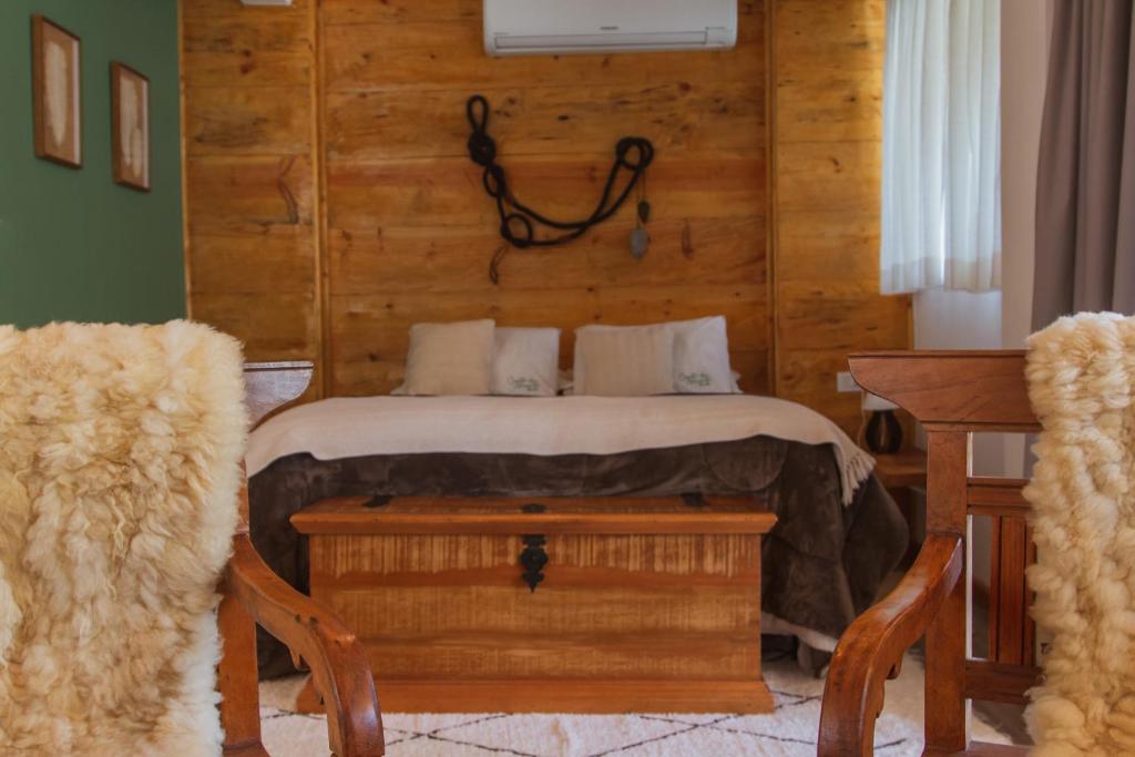 Postel nebo postele na pokoji v ubytování Pousada Canto da Nascente