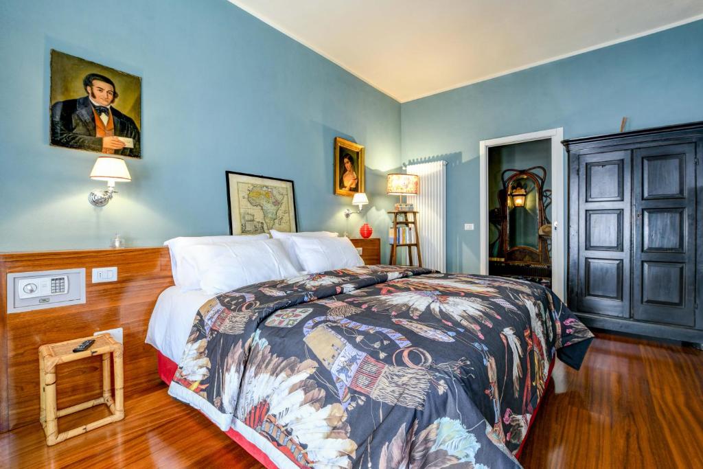 Postel nebo postele na pokoji v ubytování Relais Villino Rubini