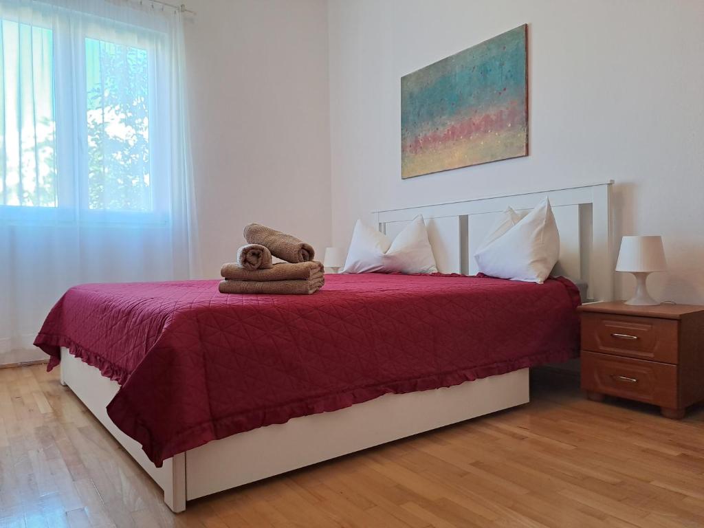 Posteľ alebo postele v izbe v ubytovaní Villa Franco Zadar