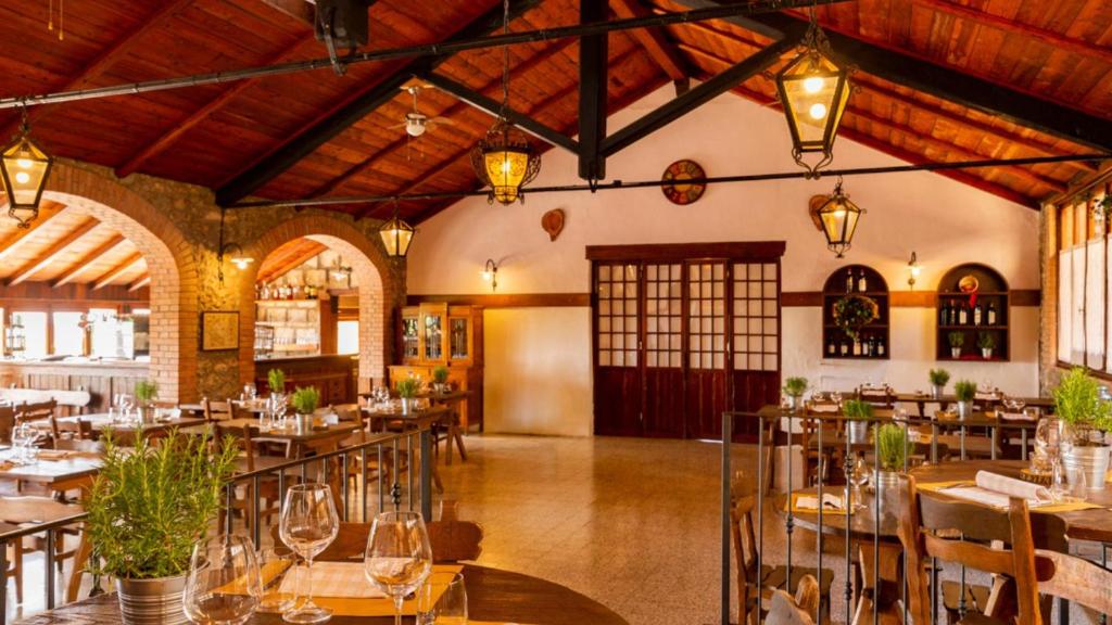 Restaurace v ubytování Pian Dei Mucini Resort