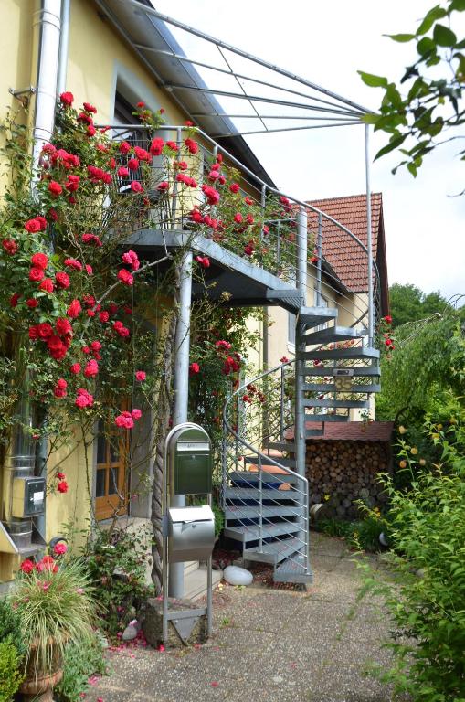 Zahrada ubytování Ferienwohnung am Weidachbach