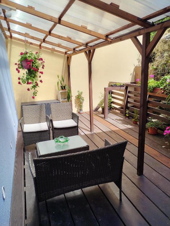 Zahrada ubytování Apartman Modry dum
