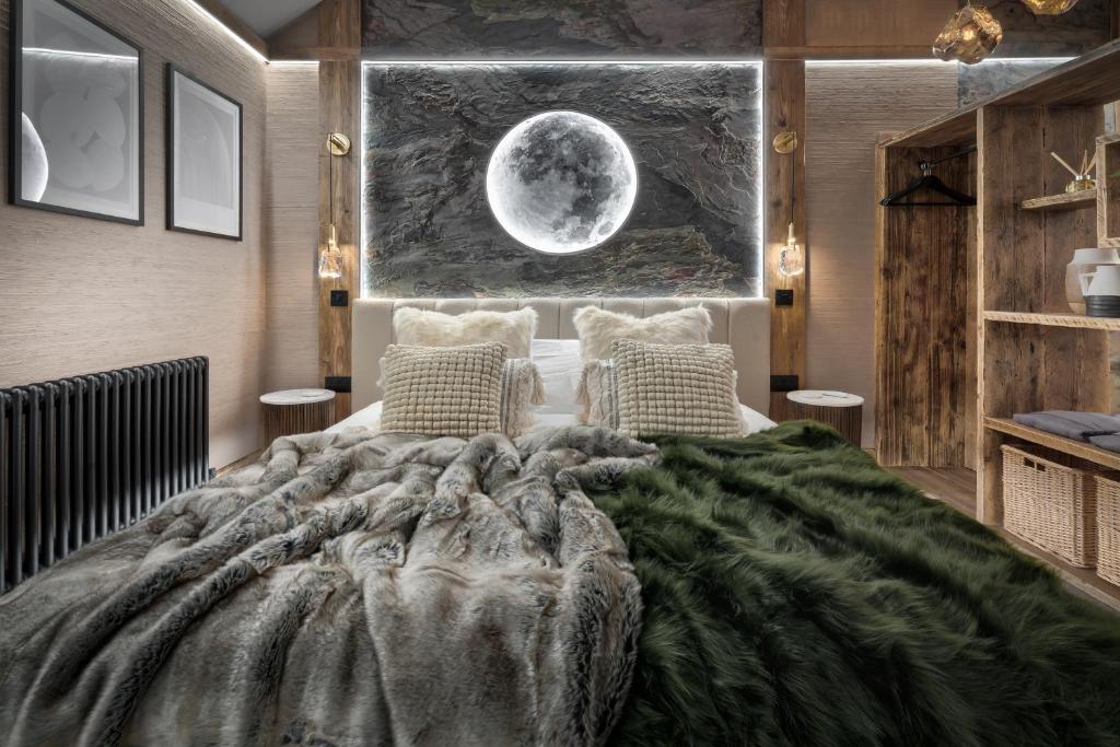 Ліжко або ліжка в номері Coronation Cottages, Modernised 200-Year-Old Lake District Cottage Getaway for Two