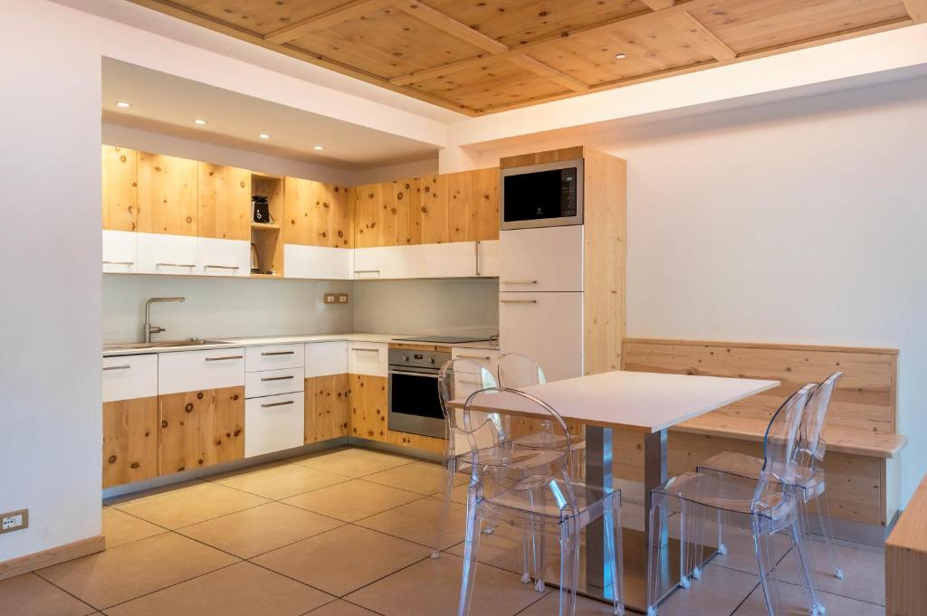 Una cocina o kitchenette en Buffaure a parte