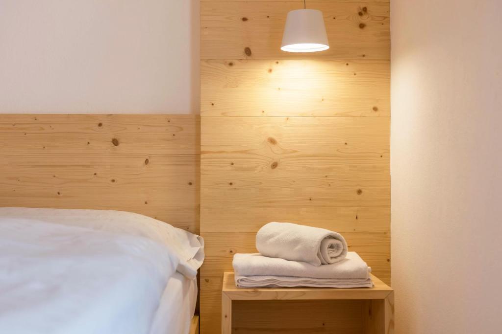 Una cama o camas en una habitación de Buffaure a parte