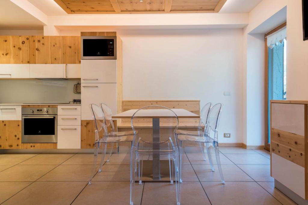 Una cocina o kitchenette en Buffaure a parte