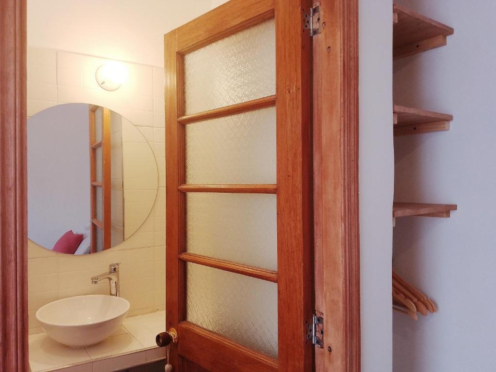 Koupelna v ubytování Casita de Piedra
