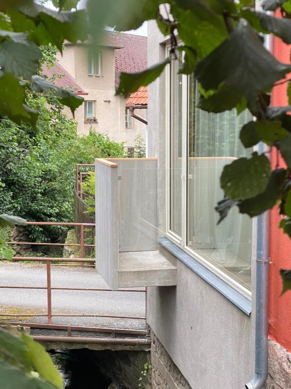 Rõdu või terrass majutusasutuses Pension Merano