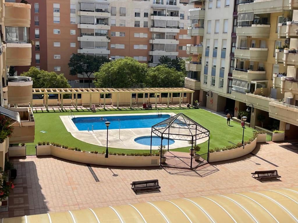 Bazén v ubytovaní Star City alebo v jeho blízkosti