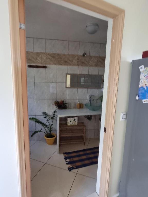 Koupelna v ubytování Fare alizés