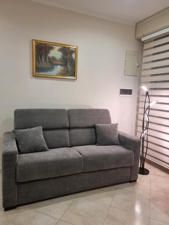 Część wypoczynkowa w obiekcie Loft Magna Grecia Reggio Calabria Centro Storico a 3 minuti a piedi dal mare