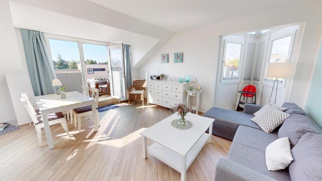 Posezení v ubytování Grüntal-Residenz Haus I App. 7
