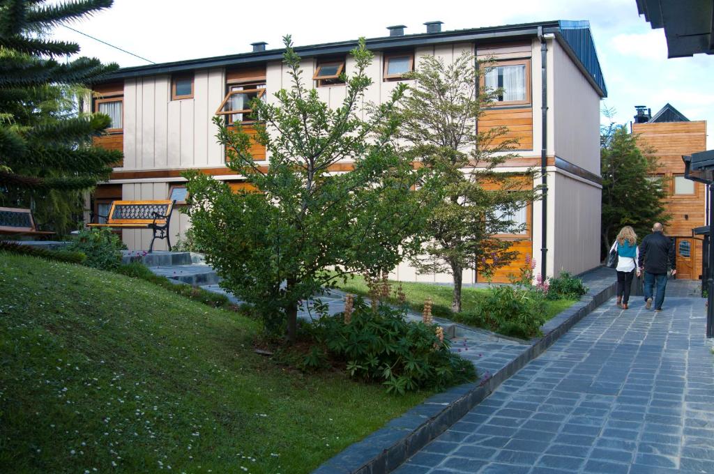 Budova, kde se aparthotel nachází