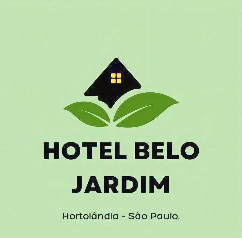a logo for a hotel bellado jardim at Hotel Belo Jardim in Hortolândia