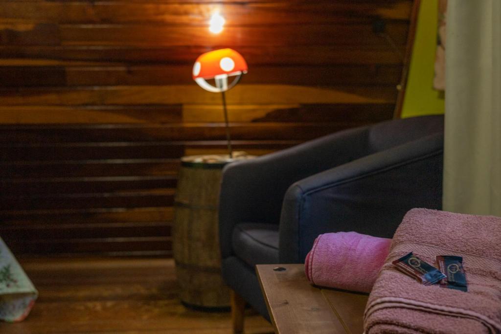 Posezení v ubytování Cabanna Hostel