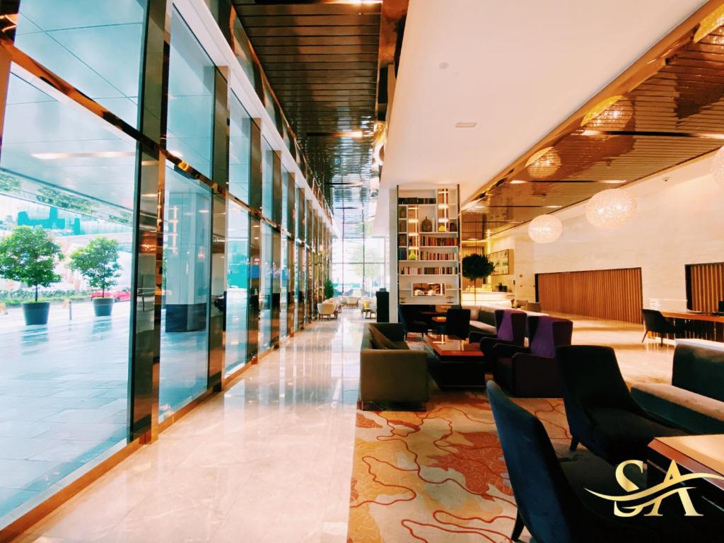 Ein Sitzbereich in der Unterkunft Platinum KLCC &amp; Bukit Bintang