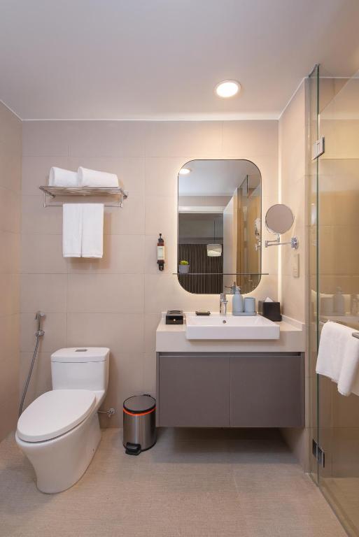 Koupelna v ubytování Citadines Roces Quezon City