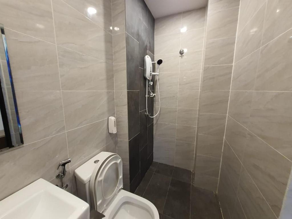 Koupelna v ubytování Hotel Golden View Nilai