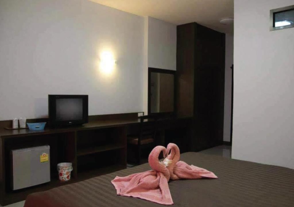 TV a/nebo společenská místnost v ubytování RuysukJo Resort&Pool
