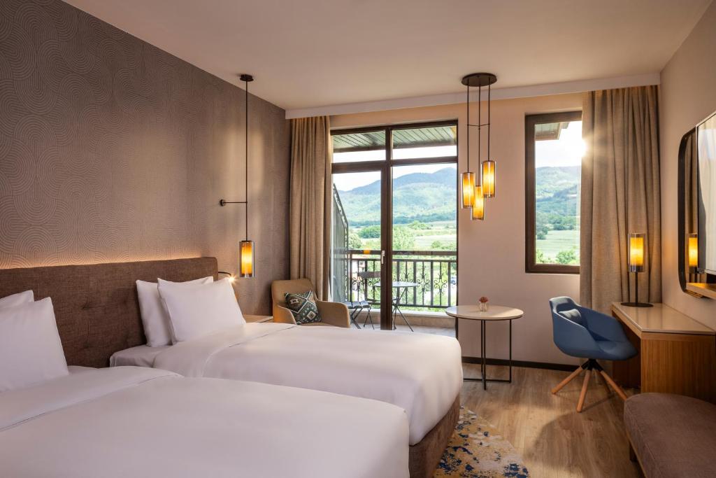 Postel nebo postele na pokoji v ubytování Hyatt Regency Pravets Resort