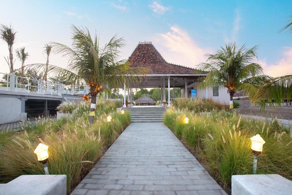 Zahrada ubytování FRii Resort Gili Trawangan