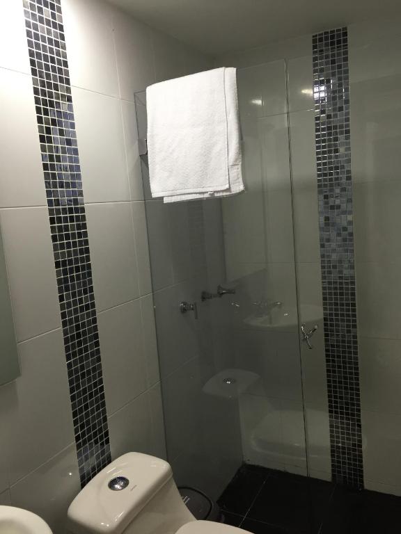 Koupelna v ubytování Hotel Metro 26