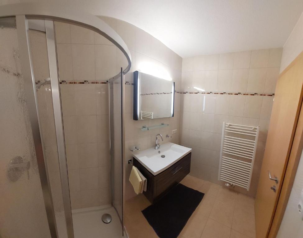 Koupelna v ubytování Appartement Tamara
