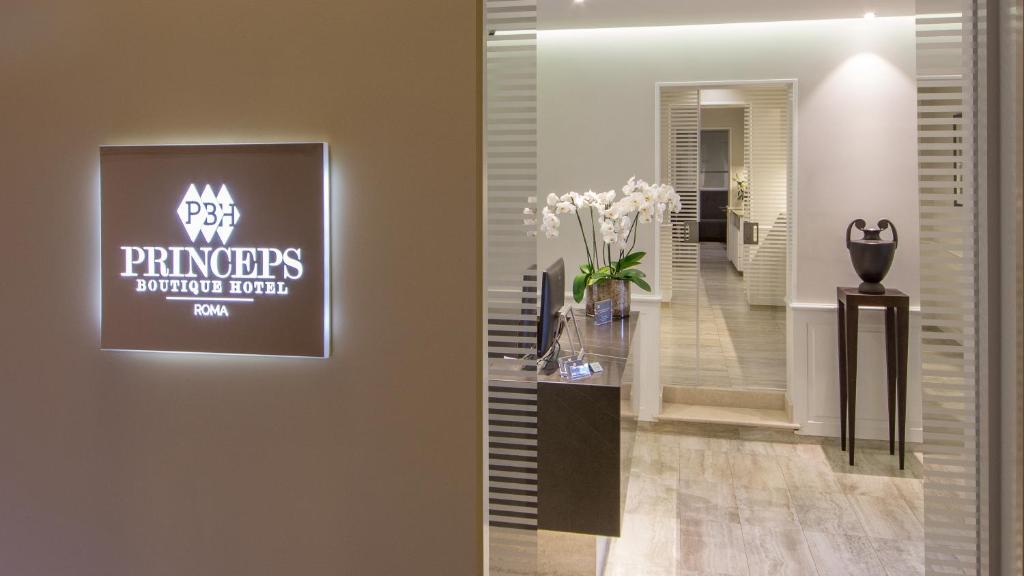 Certifikát, hodnocení, plakát nebo jiný dokument vystavený v ubytování Princeps Boutique Hotel