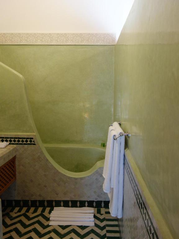 Koupelna v ubytování Riad Sabah