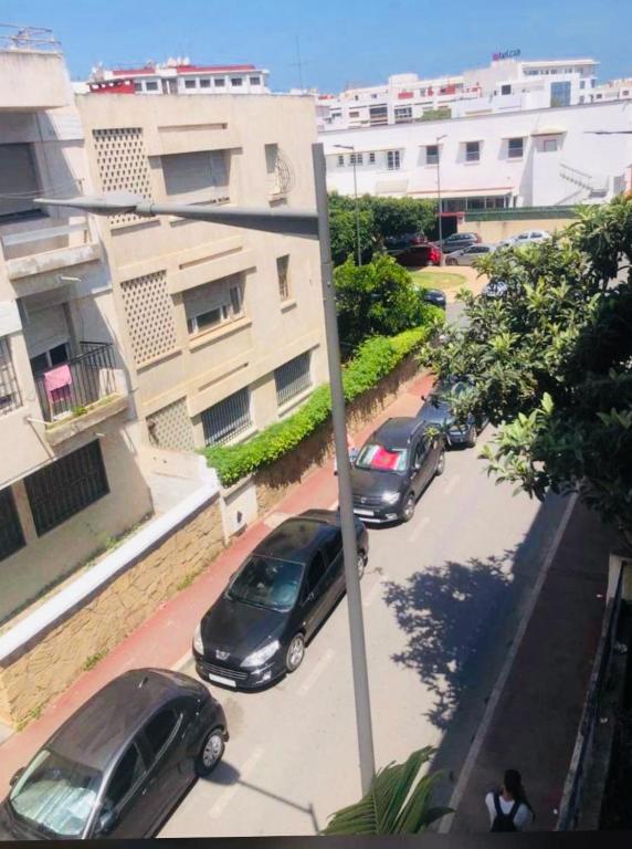 a group of cars parked in a parking lot at HASSAN in Rabat