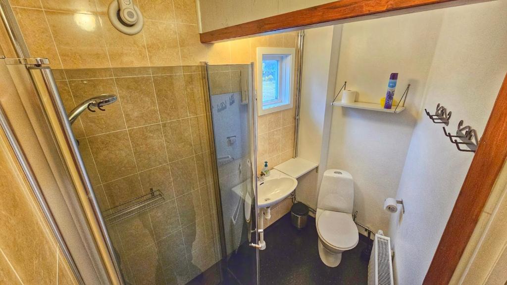 Ванная комната в Fjâllnäs Camping & Lodges