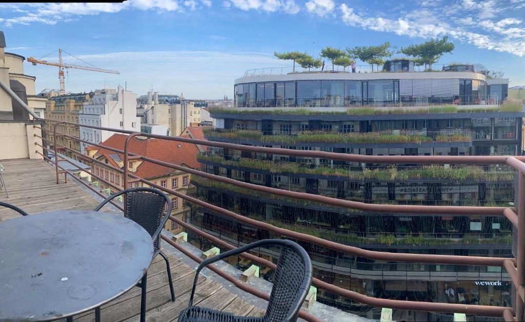 Balkón nebo terasa v ubytování Apartmán Kaiser