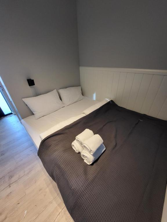 Postel nebo postele na pokoji v ubytování Landbrot Guesthouse